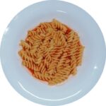 Fusilli in tomato sauce